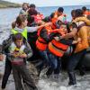 Ankunft auf Lesbos Ankunft auf Lesbos